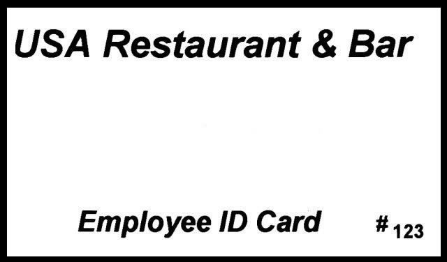 Gift / Employee Card - Pack of 1000 Black Printed cards encoded